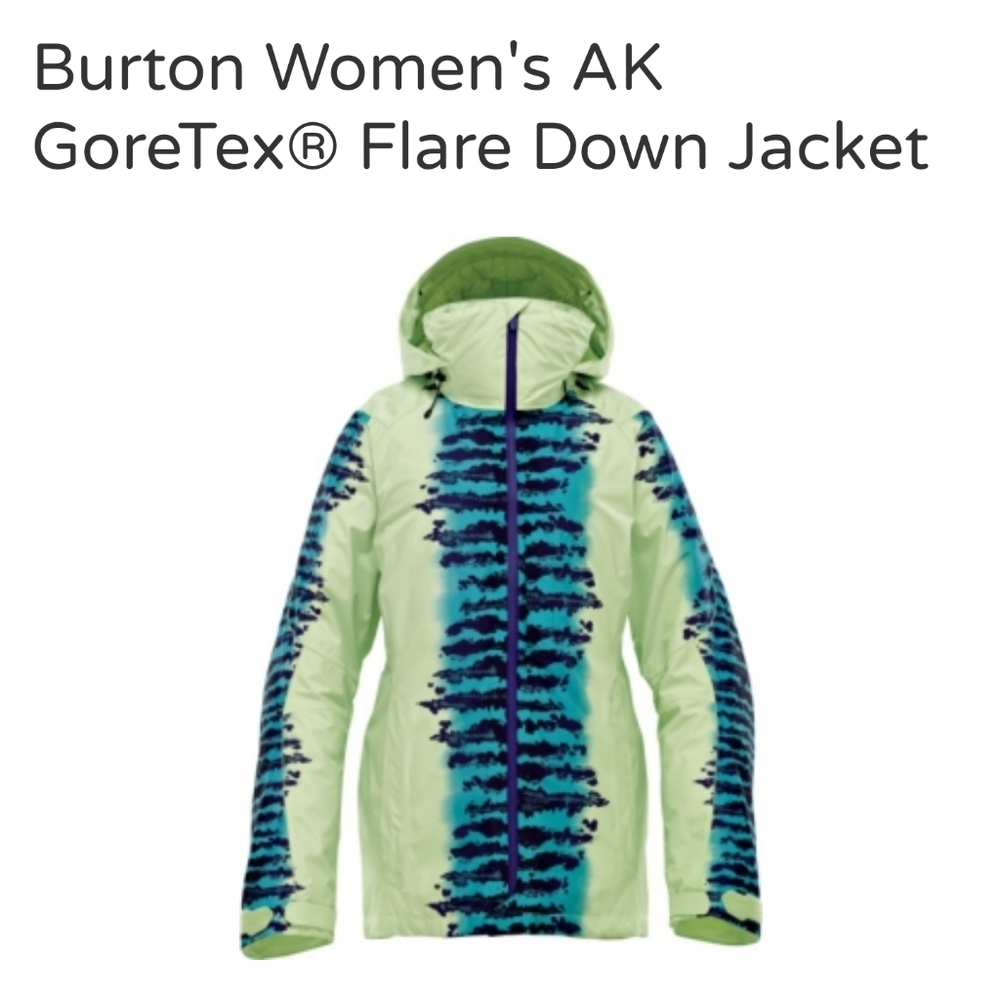 BURTON AK GORE-TEX SNOW JACKET DOWN SIZE L
